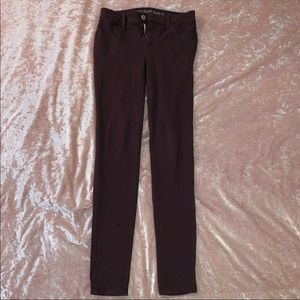 American Eagle Maroon Jeans